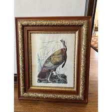 Vintage 20th C. American Craft Print Guild Wild Turkey, After John James Audubon | Chairish