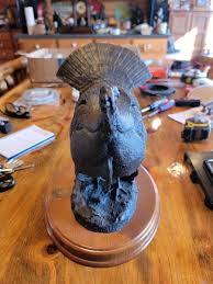 Ancienne statue sculpture dinde bronze Thunder neuve avec ...