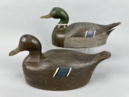 Sold at Auction: Marvin Vanietta Pr of Mallard Duck Decoys