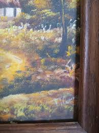 Vtg. Painting Of A Haitian Village With A Woman Walking ...