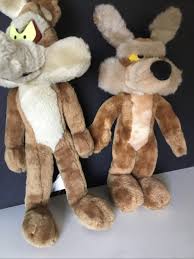 2 Wile E Coyote Plush 12” 15” 24k Plush Vintage Play By D01 | eBay
