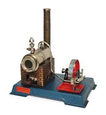 Sold at Auction: Fleischmann Horizontal Steam Engine