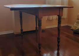 RARE Antique Drop Leaf Table c. 1820-1860 - Primitive Pine ...