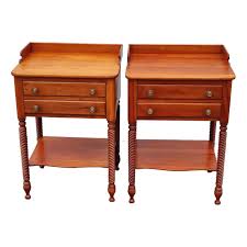 Vintage 1950s Willett Colonial House Solid Cherry Bedside Tables (pair) - Etsy