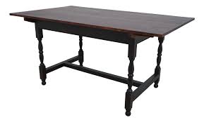 Stephen Von Hohen Tiger Maple Dining Room Table | Chairish