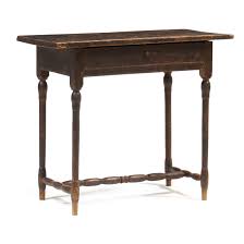 Early Virginia Walnut One Drawer Writing Table (Lot 242 - )
