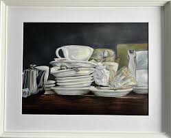 After lunch Part III Painting by Tatiana Zappa | Saatchi Art