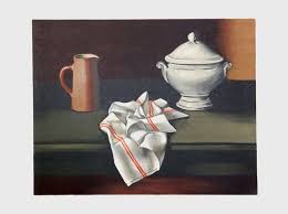 Georges Rohner, Nature Morte, Lithograph on Japon Paper ...