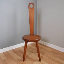 Vintage William Fetner Style Keyhole Chair - Etsy