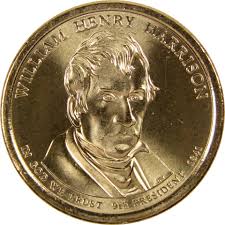 2009 D William Henry Harrison Presidential Dollar BU ...