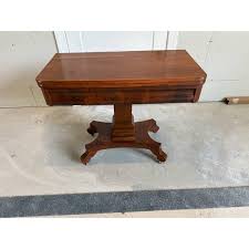 Antique William IV Mahogany Folding Top Tea Game Table ...
