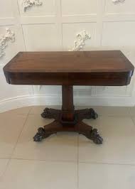 Antique William IV Rosewood Card/Side Table, 1835 for sale ...