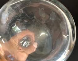 Vintage Etched Decanter, Sherry Bottle, Crystal, Hand Blown ...