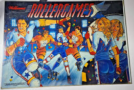 Williams ROLLERGAMES Pinball Translite Replacement Marquee ...