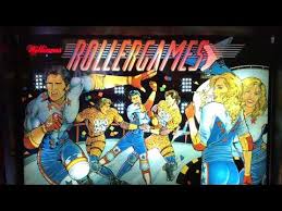 RollerGames Pinball Machine Backglass - Translite - Playfield ...
