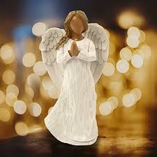 Prayer Angel, Guardian Angel Figurine, Remembrance Angel Collectible Figurine - A Gift to Show Love Sympathy Gratitude Bereavement Friendship or Prayer, Praying Angel : Amazon.in: Home & Kitchen