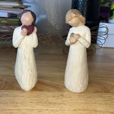 VTG Demdaco Willow Tree Figurines Lot 2 Angels Heart ...
