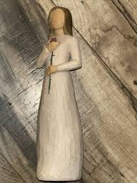 Willow Tree "Love" Single Rose Figurine By Susan Lordi 2003 Glued. SEE LAST PICS | eBay