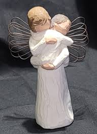2002 Willow Tree 5" Angel's Embrace Figurine, Hand-painted ...