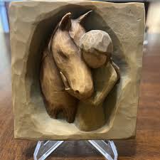 🌊 Willow Tree Horse Plaque Quiet Strength Always There For ...