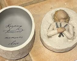 Willow Tree Oval Remembrance Trinket Dish - Etsy