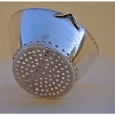 Delightful American Silver Tea Stainer Basket Shaped. For ...