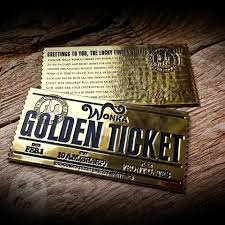 2005 Golden Ticket - Charlie and the Chocolate Factory – GHOST PATCH