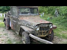 With it run after 43 years 1951 Willys jeep truck  - YouTube