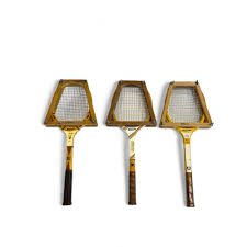 Vintage Wilson Set of 3 Wooden Tennis Rackets - 70s Sports ...