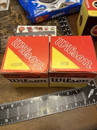 2 Vintage Wilson 12" Inch Softball with box A9130 Ball Kapok ...