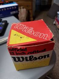 Vintage Wilson Jet Official 12" Softball Unused | eBay