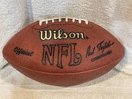AWESOME John Elway #7 AUTO'D NFL Tagliabue Football ...