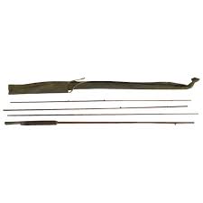 Similar Items to Lot #226 - Antique 3PC Bamboo Fly Rod w ...