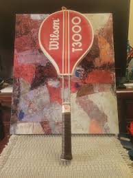 vintage Wilson T3000 lightweight aluminum metal tennis racket USA man cave | eBay