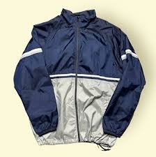 Vintage Nike 1990s Windbreaker Jacket Men's Large Blue ...