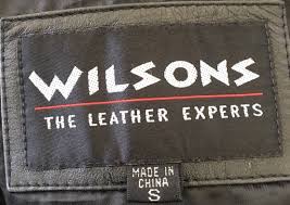 Wilsons Leather 100% Black Leather Biker Belted Women's ...