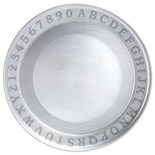 Pewter A-b-c Childs Plate 7.5" Dia | Woodbury Pewter