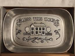 Wilton Armetale Pewter Bread Tray Bless This House American Inspirations 601012 for sale online | eBay