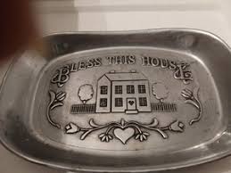 Antique Pewter Platter | eBay