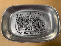 Give Us This Day Our Daily Bread Tray Plate USA | eBay