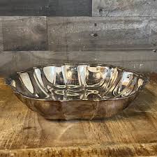 Vintage Silverplated Bowl with Scroll Rim – THE ANTIQUE YARD