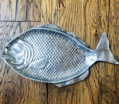 Wilton Armetale Sea Life Fish Lrge Aluminum Metal Tray ...