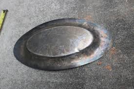 Lot of 2 Vintage Various Collectible Serving Metal Trays | eBay