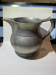 Vintage Wilton Solid Pewter RWP Water Pitcher Columbia PA USA 6" Tall in Good Preowned Condition. | EstateSales.org