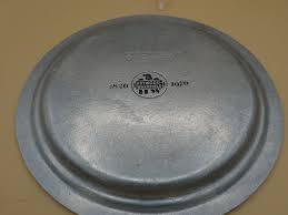 Vintage Heywood Wakefield RWP 11” Pewter Plate U.S.S. ...