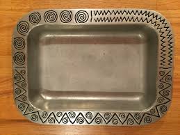 Wilton Armetale ® USA Reggae 2 qt Rectangular Baker Pan 820074 w/o Pyrex Liner | eBay