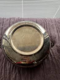 Vintage Silver Serving Dish with 023 Pyrex Bowl | eBay