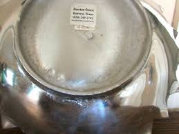 Large Flower Designed Pewter Dish - Pewter Store, Boerne ...