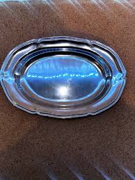 Vintage WILTON Armetale 11" X 7" Oval Shaoed Serving Bowl ...