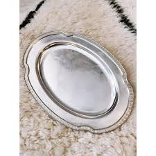 Antique Silver Plated Tray From Illinois Central Railroad ...